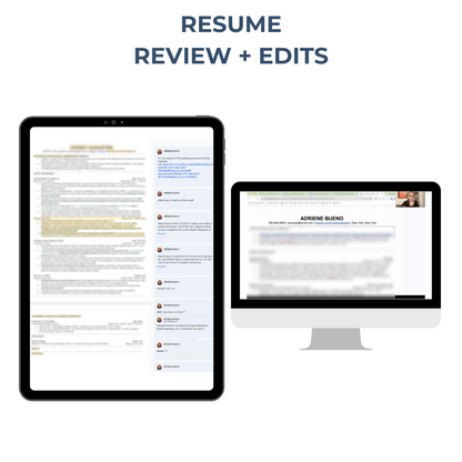 Resume Review + Edits