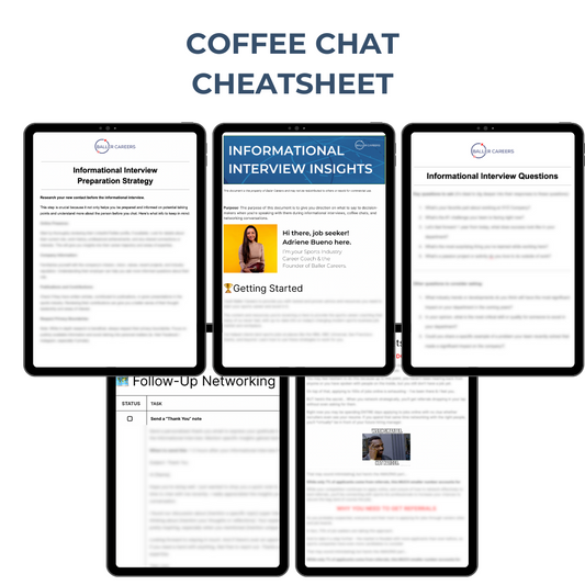 Coffee Chat Cheatsheet
