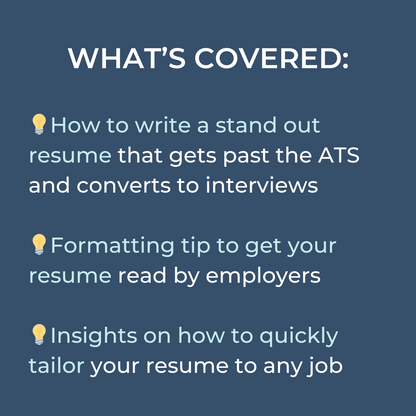 Winning Resume Gameplan