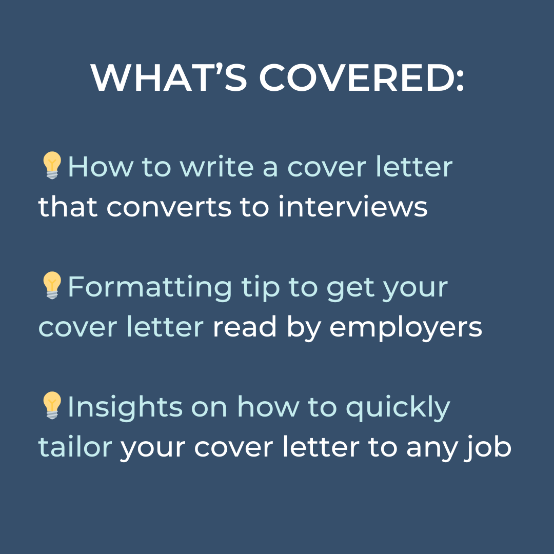 Cover Letter Blueprint