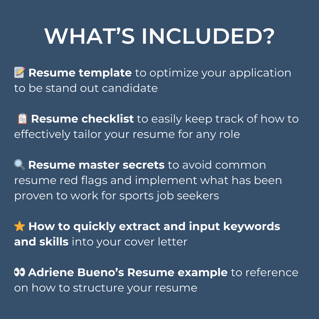 Winning Resume Gameplan