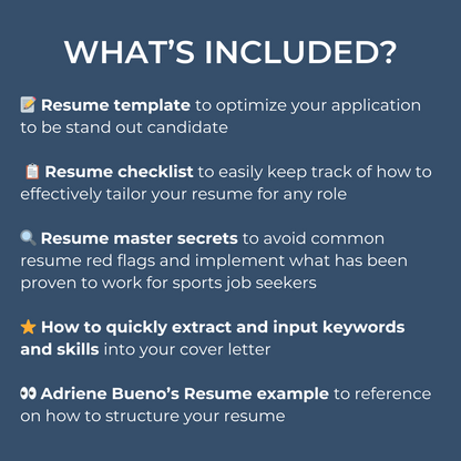 Winning Resume Gameplan