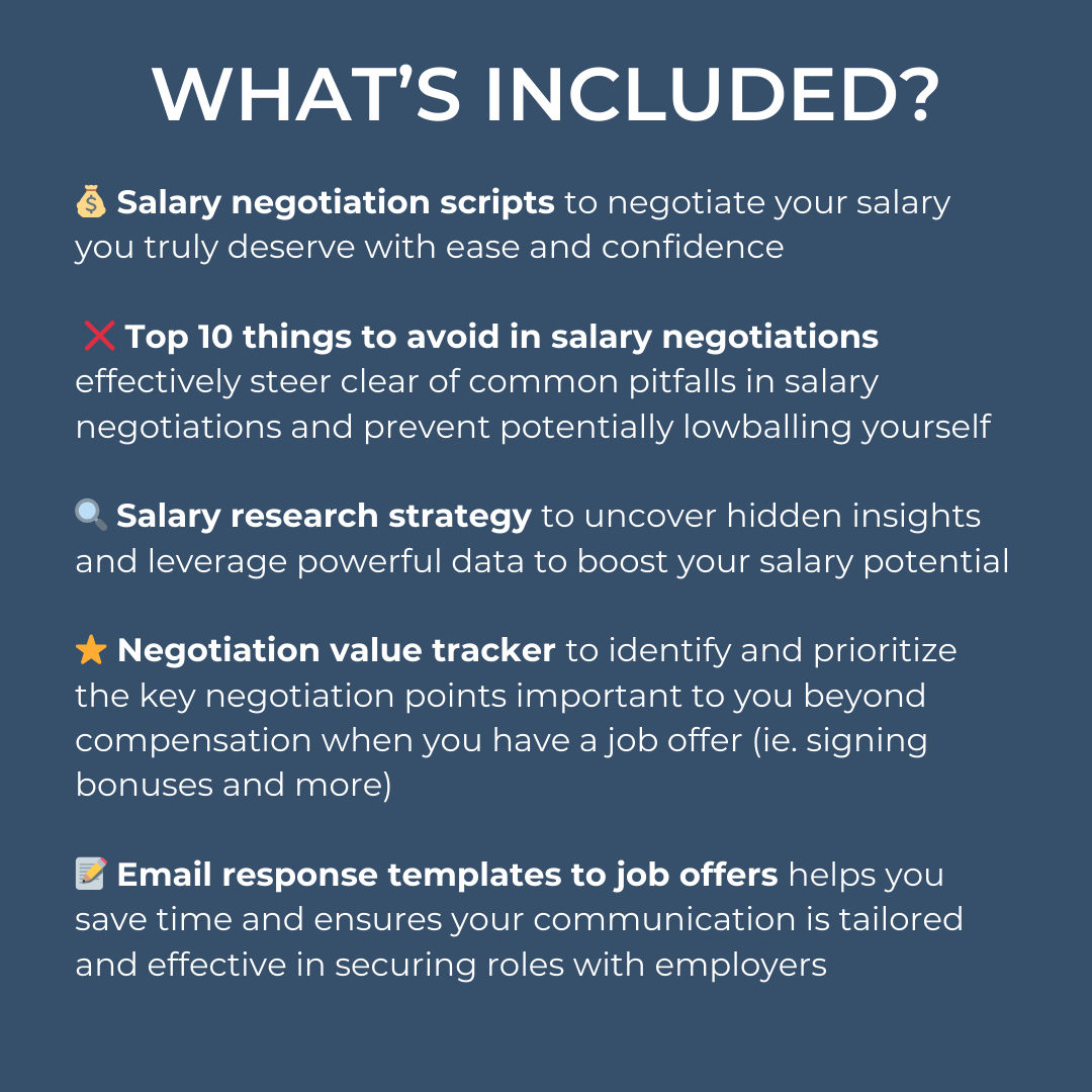 Salary Negotiation Strategy