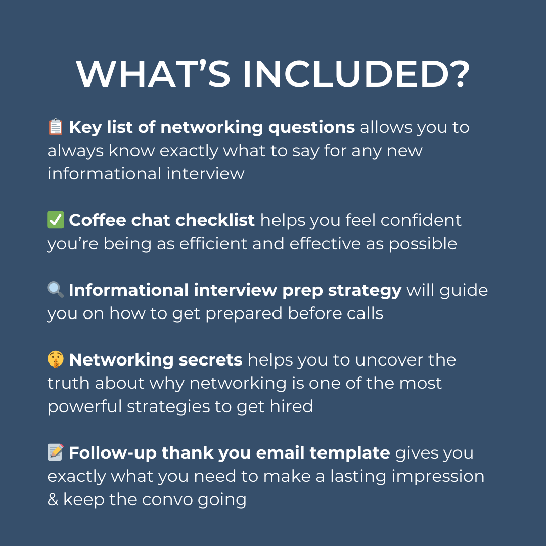 Coffee Chat Cheatsheet