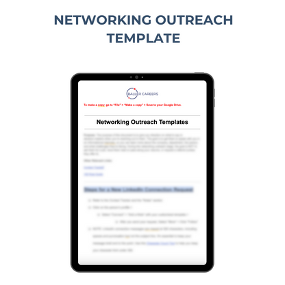 Networking Outreach Toolkit