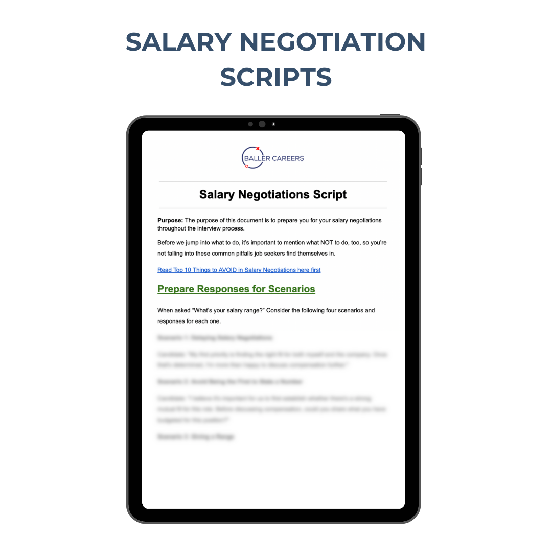 Salary Negotiation Strategy