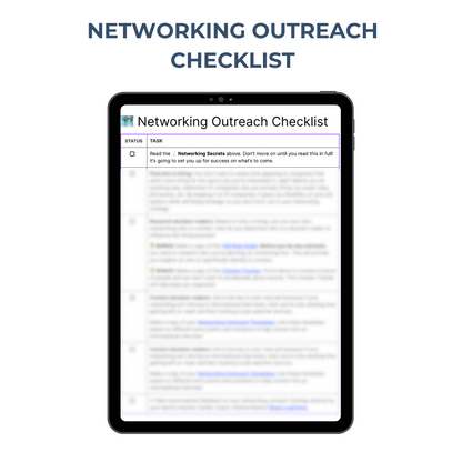 Networking Outreach Toolkit