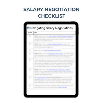 Salary Negotiation Strategy