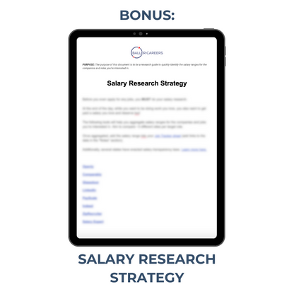 Salary Negotiation Strategy
