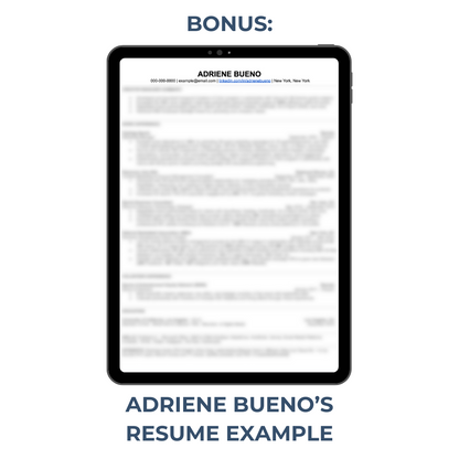 Winning Resume Gameplan